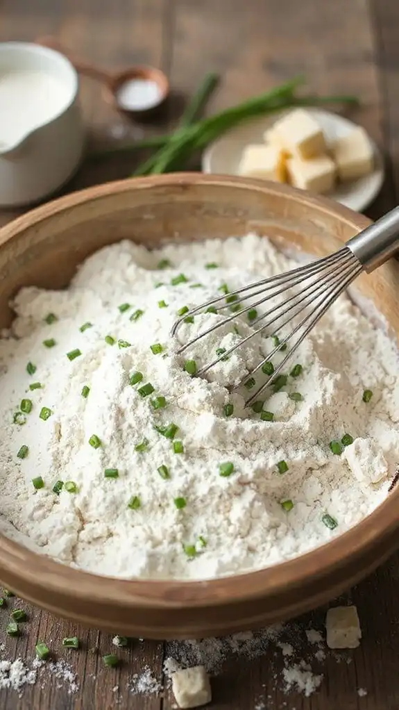 thoroughly mix ingredients together