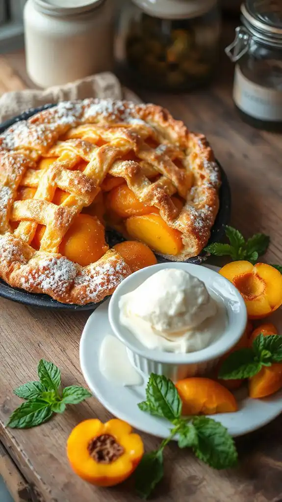 thoughtful pairings for apricot pie