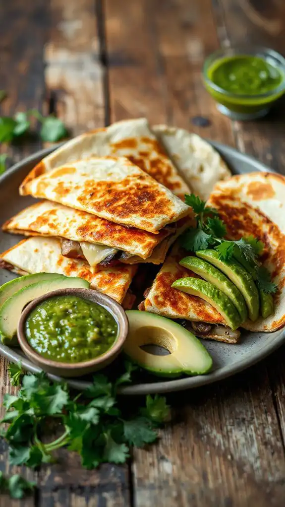 top with avocado slices