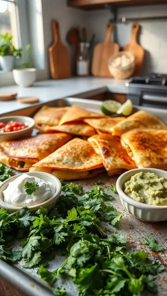 top with fresh cilantro