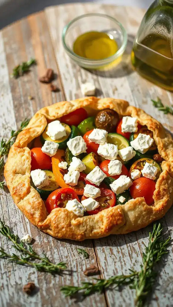 top with goat cheese