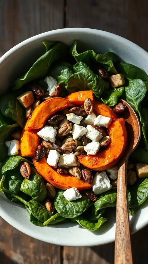 toss ingredients with olive oil