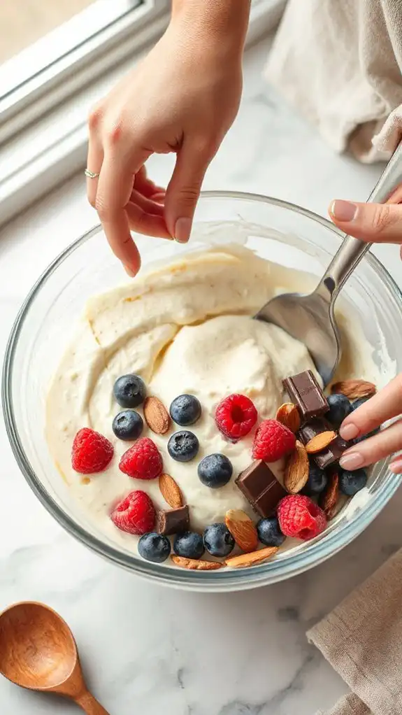 transform ice cream with mix ins