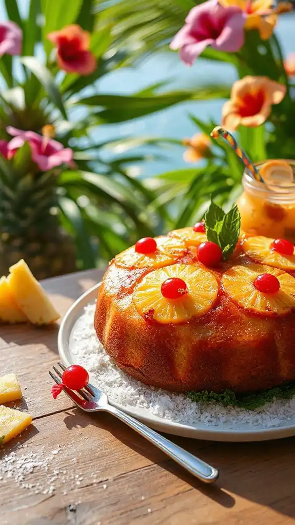 tropical caramelized pineapple cake tropical caramelized pineapple cake