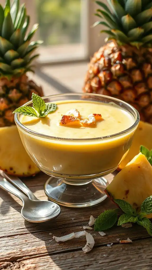 tropical chia seed pudding