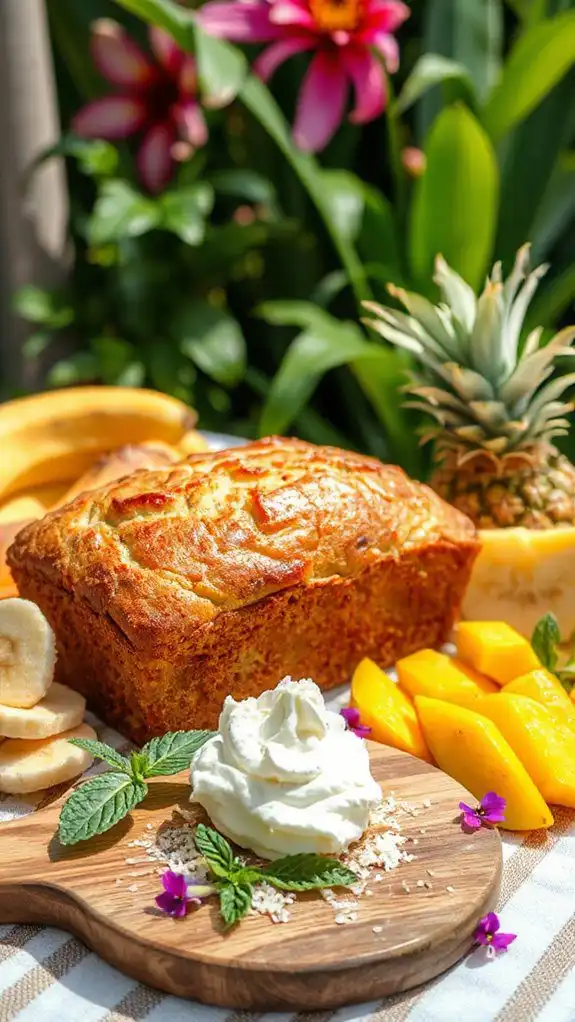 tropical coconut banana delight