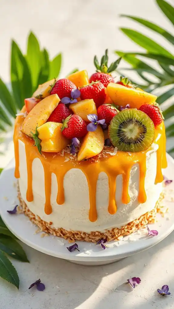 tropical coconut cake delight tropical coconut cake delight