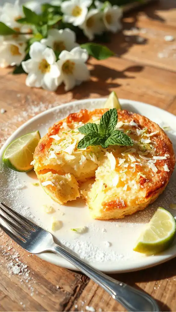 tropical coconut lime dessert tropical coconut lime dessert