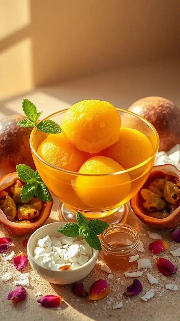 tropical dairy free dessert delight