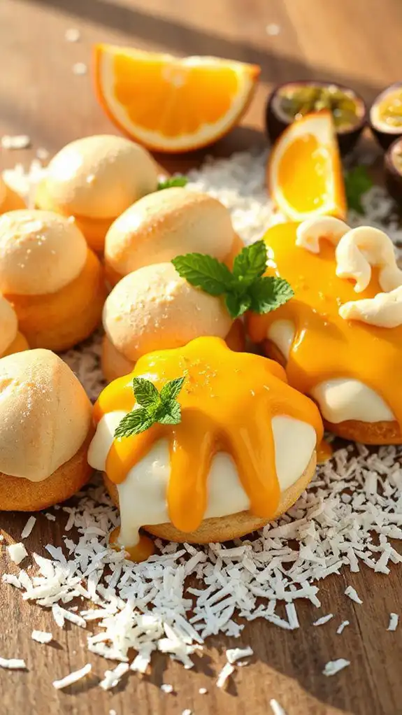 tropical dessert pastry delight