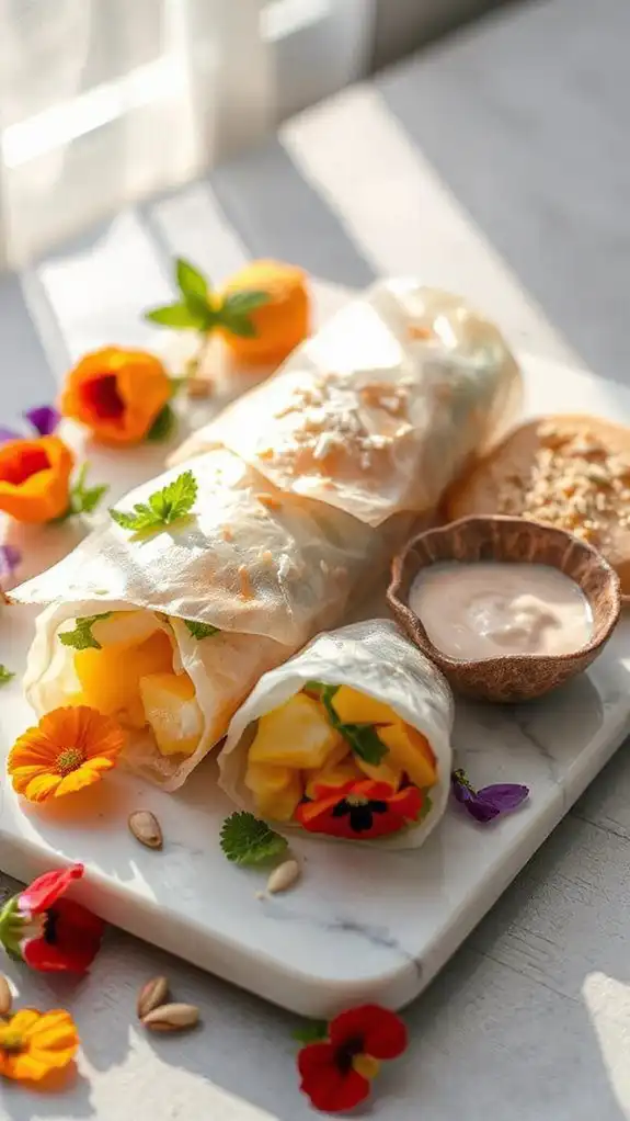 tropical fruit rice rolls tropical fruit rice rolls