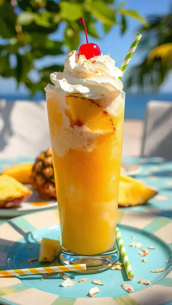 tropical fruity creamy delight