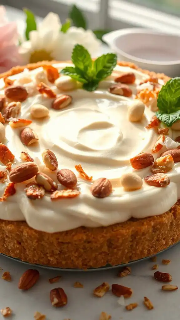 tropical macadamia coconut pie