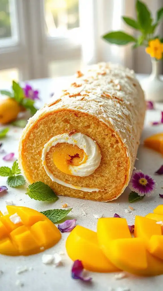 tropical mango coconut delight