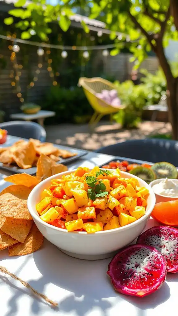 tropical mango pineapple salsa
