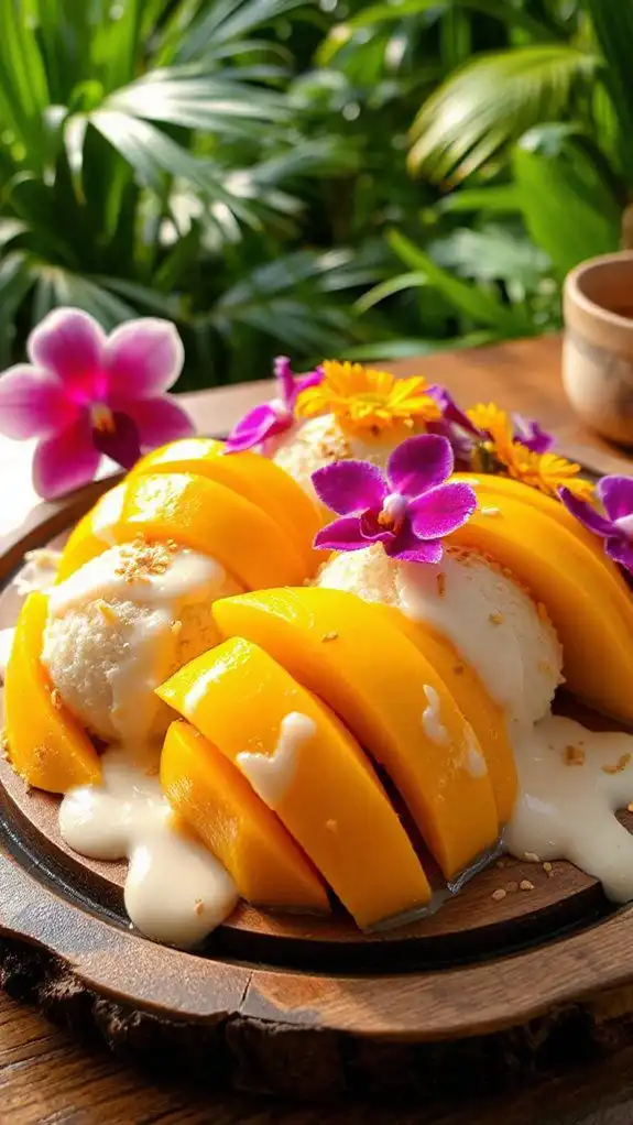 tropical mango rice salad
