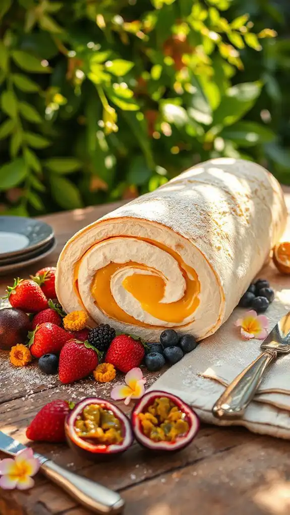 tropical meringue dessert delight
