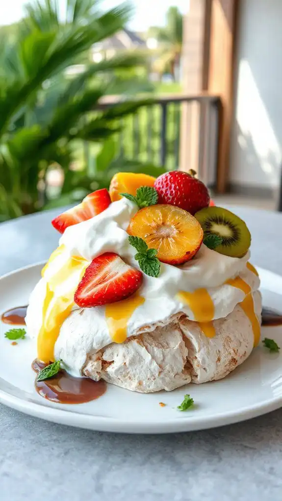tropical meringue dessert delight tropical meringue dessert delight