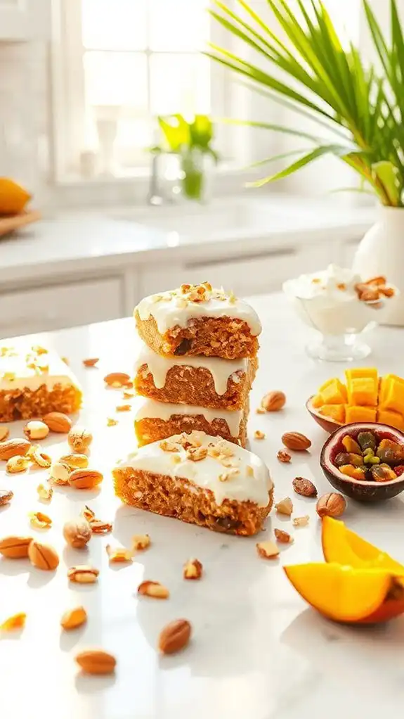 tropical nutty summer treats