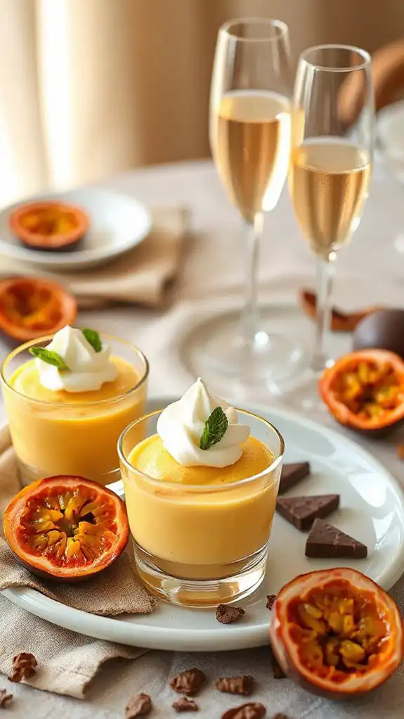 tropical passion fruit mousse tropical passion fruit mousse