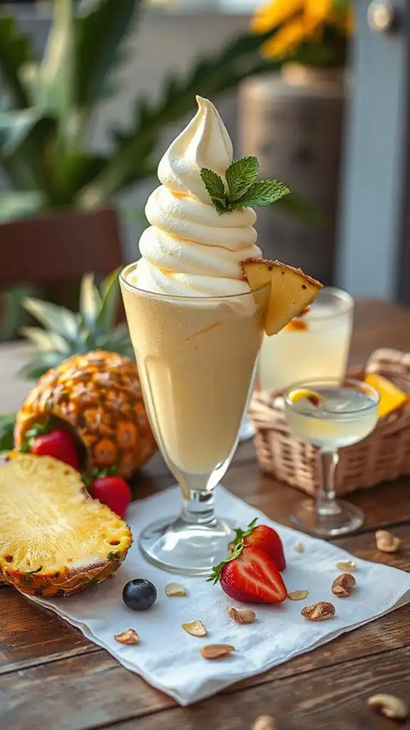 tropical pineapple serving pairings
