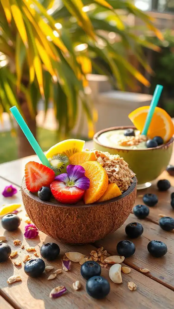 tropical smoothie bowl delight