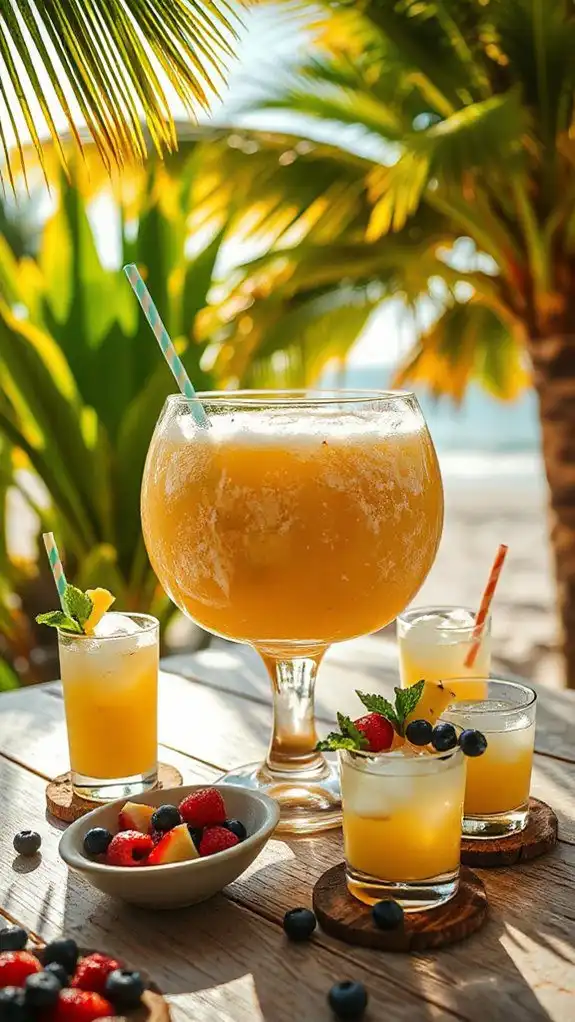 tropical sorbet punch recipe