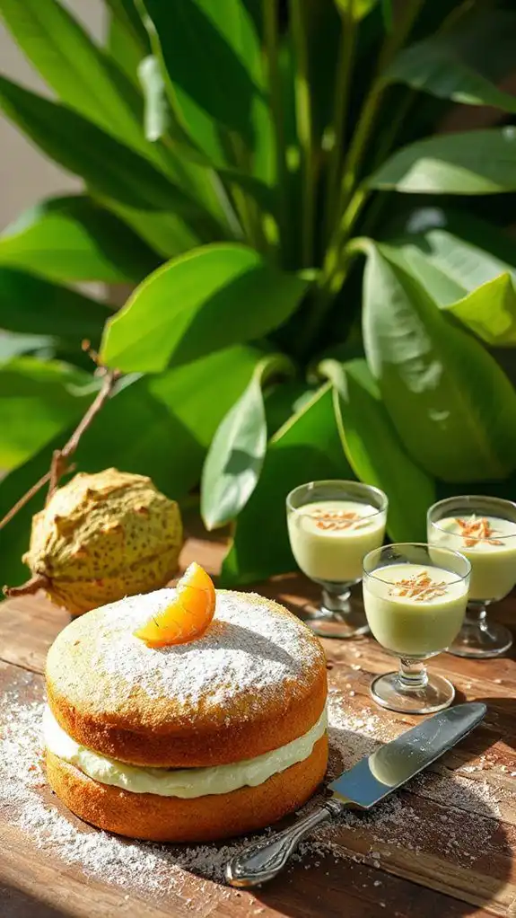 tropical soursop cake recipe