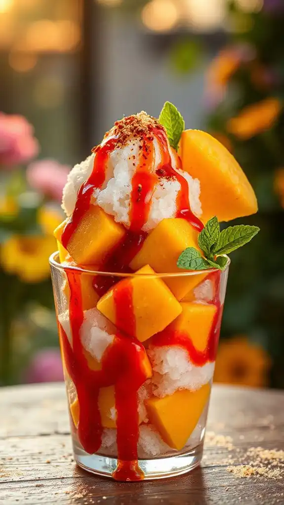 tropical spicy mango treat