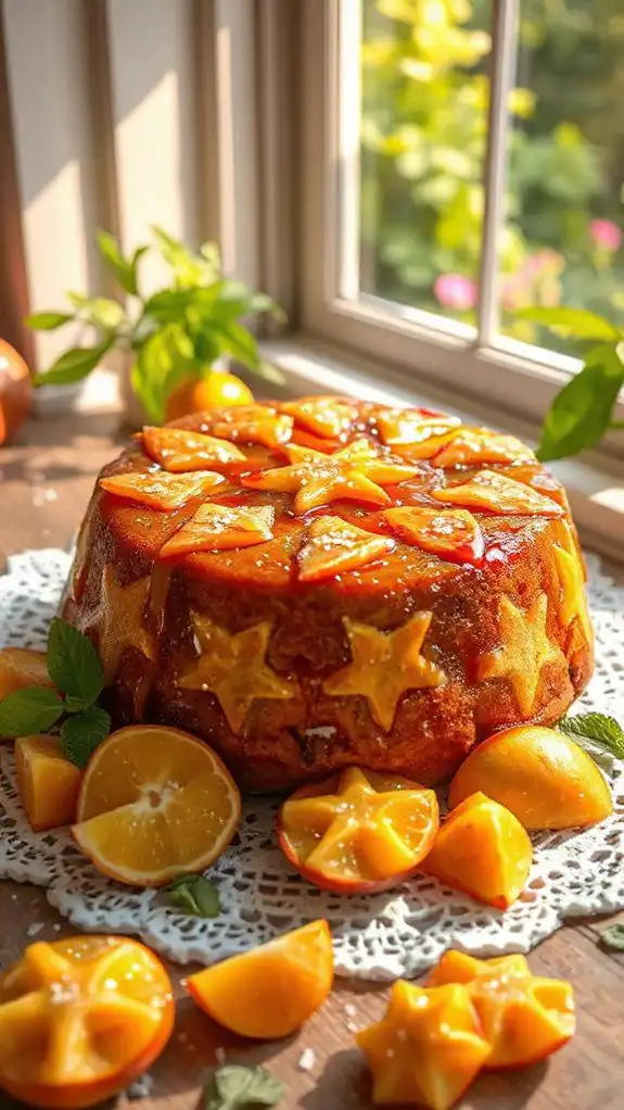 tropical starfruit cake delight tropical starfruit cake delight