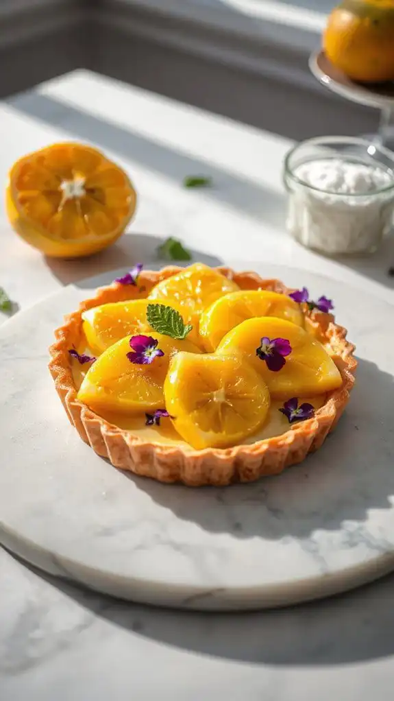 tropical starfruit cream tart tropical starfruit cream tart