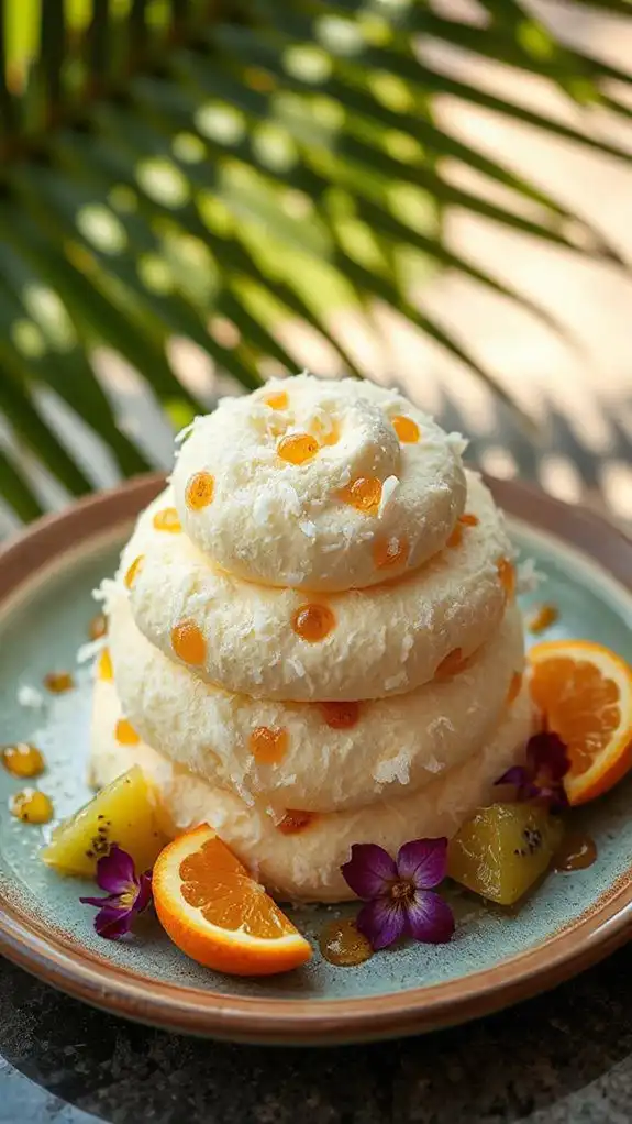 tropical summer mousse delight