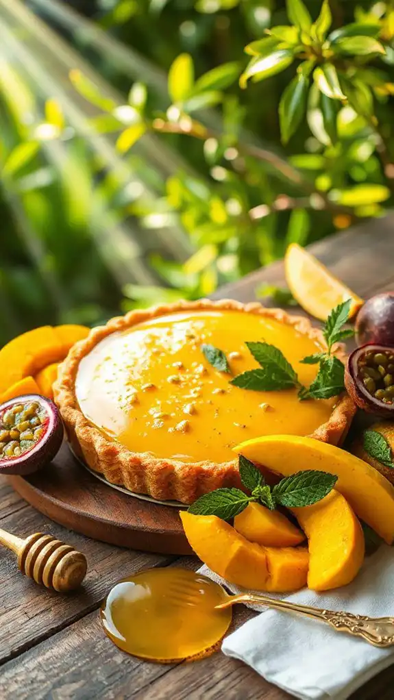 tropical tart dessert delight