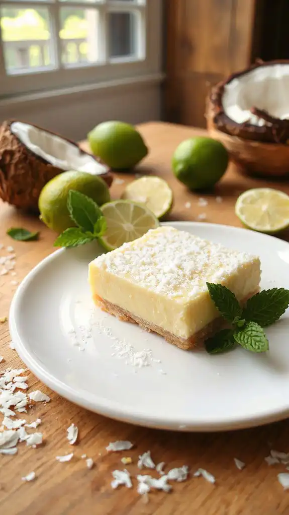 tropical vegan dessert bars