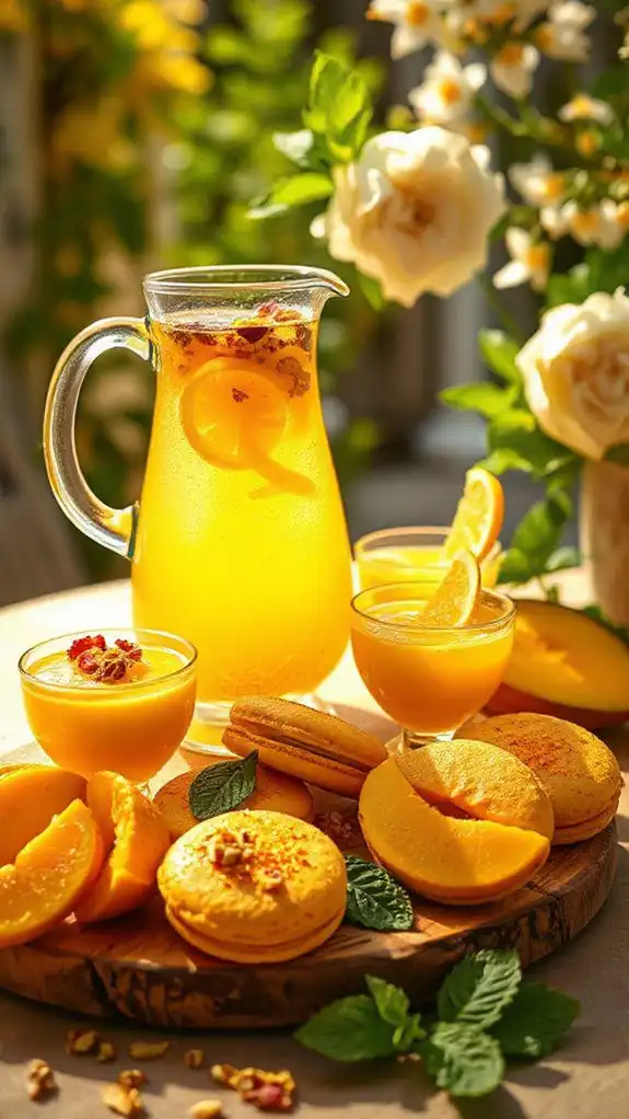 turmeric infused refreshing lemonade