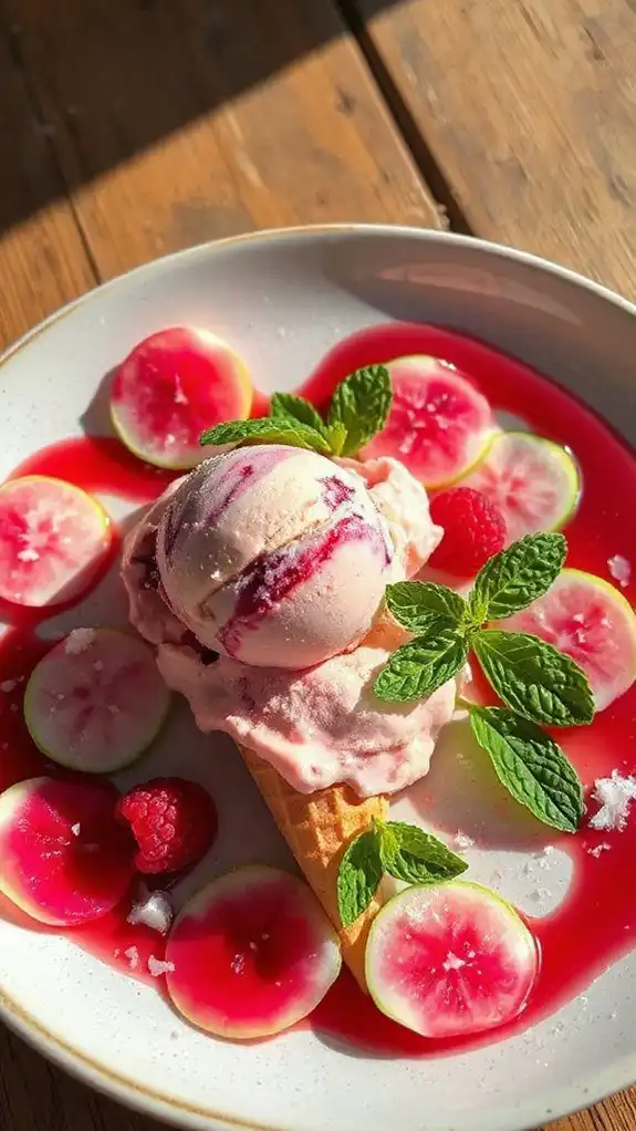 unconventional tangy ice cream