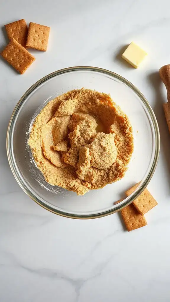 uniform crumbly crust preparation