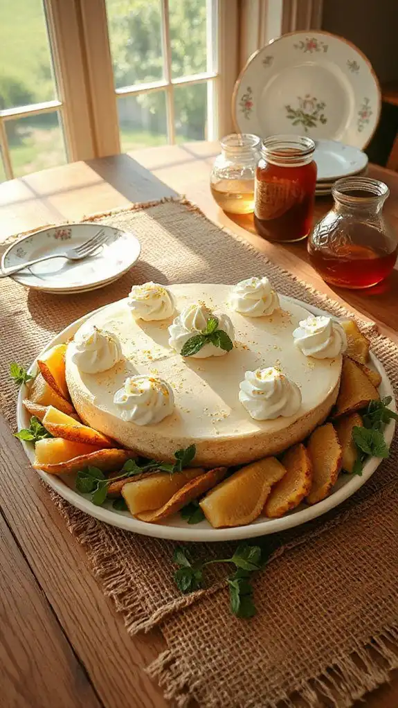 unique artichoke cheesecake dessert