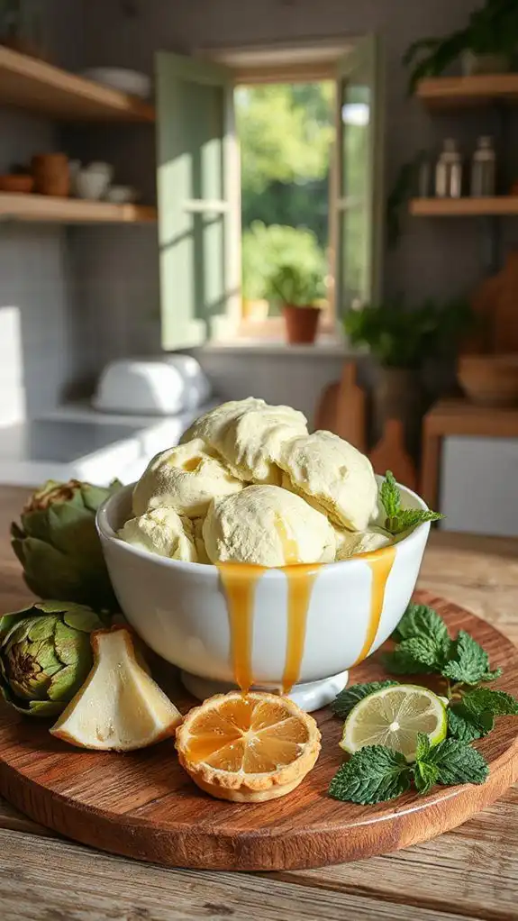 unique frozen artichoke treat