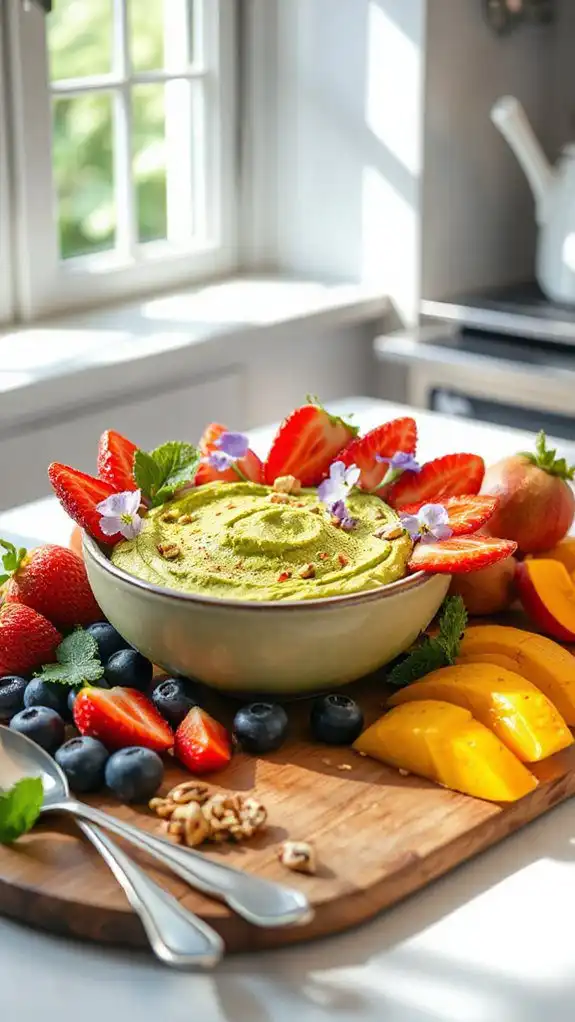 unique matcha infused hummus recipe