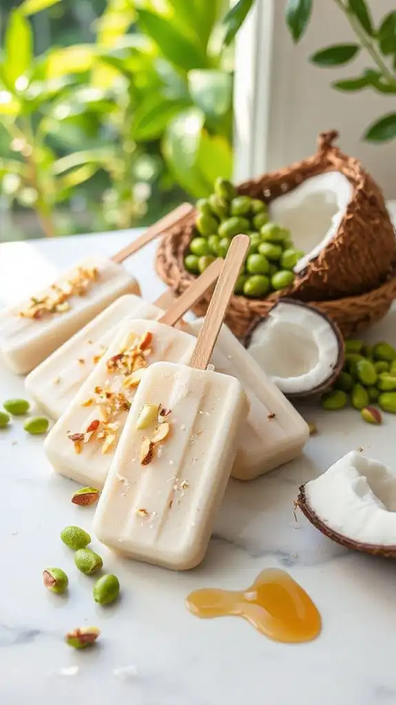 unique nutritious coconut popsicles