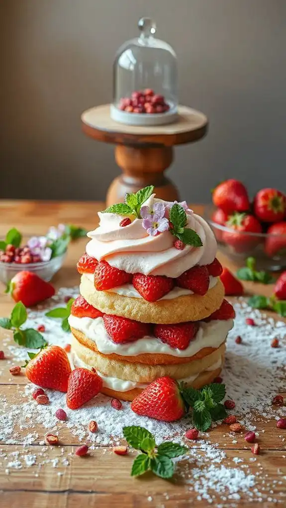 unique peppered strawberry shortcake unique peppered strawberry shortcake