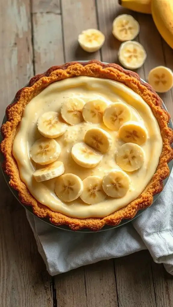 vegan banana cream pie