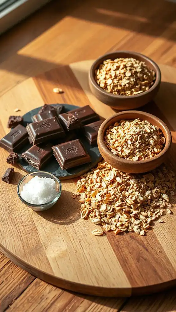 vegan gluten free salted chocolate