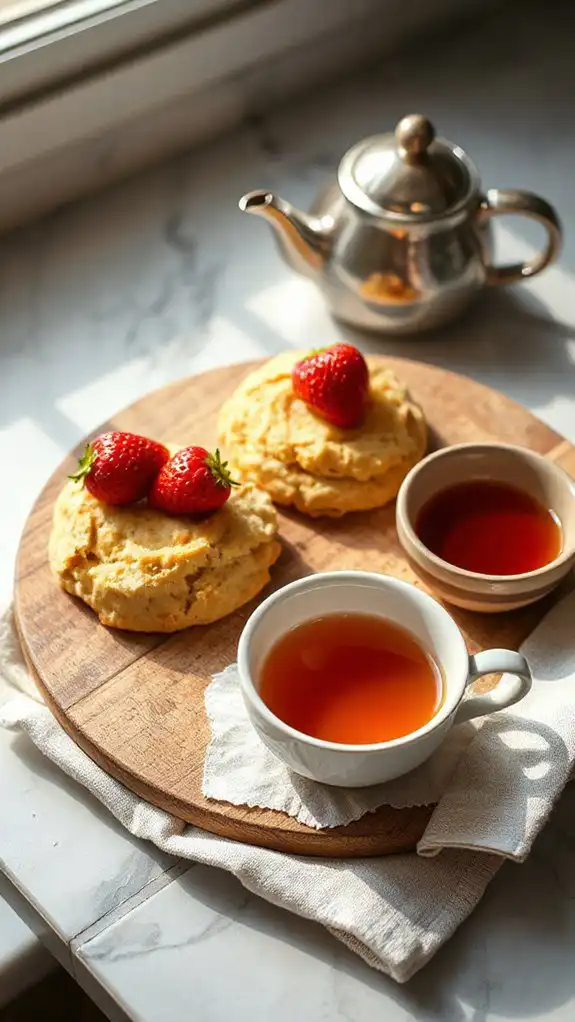 vegan scones tea harmony