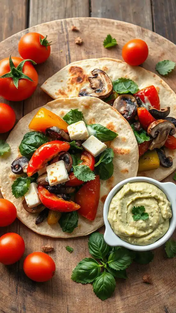 vegetable packed tortilla options