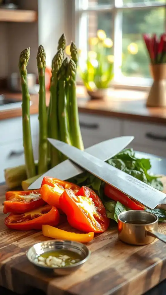 vegetable preparation mixture step