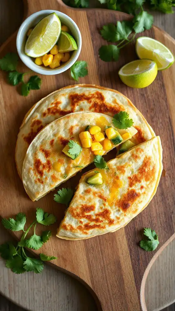 vegetarian summer quesadilla recipe