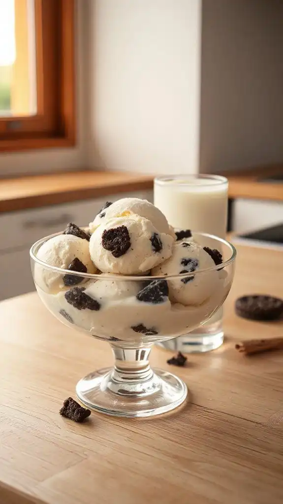 velvety bliss with chilled milk