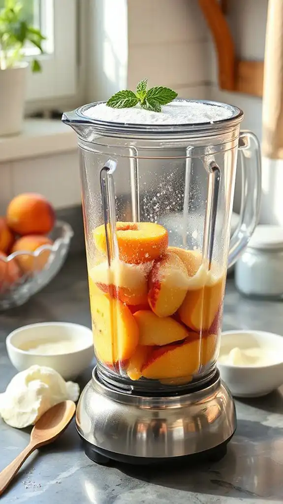 velvety eco blended peaches